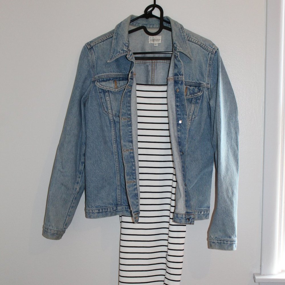 SUNDANCE Denim Jacket Size L